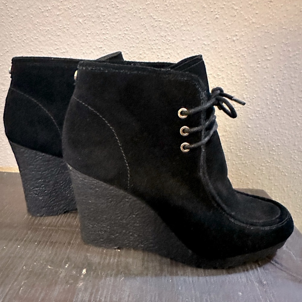 Michael Kors Rory Platform Wedge Ankle Boots 10